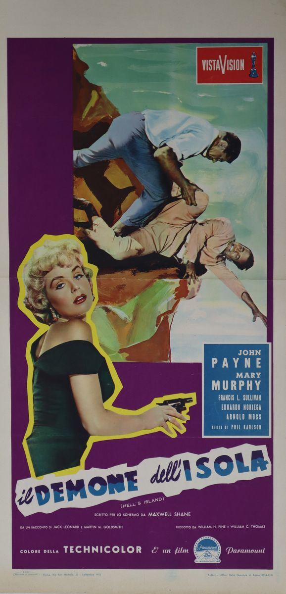 Movie poster &#39;&#39;The Island Demon&#39;&#39;