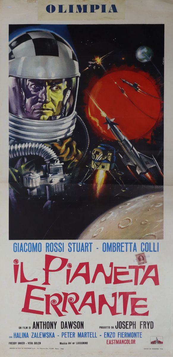 Cinema poster `` The wandering planet ''