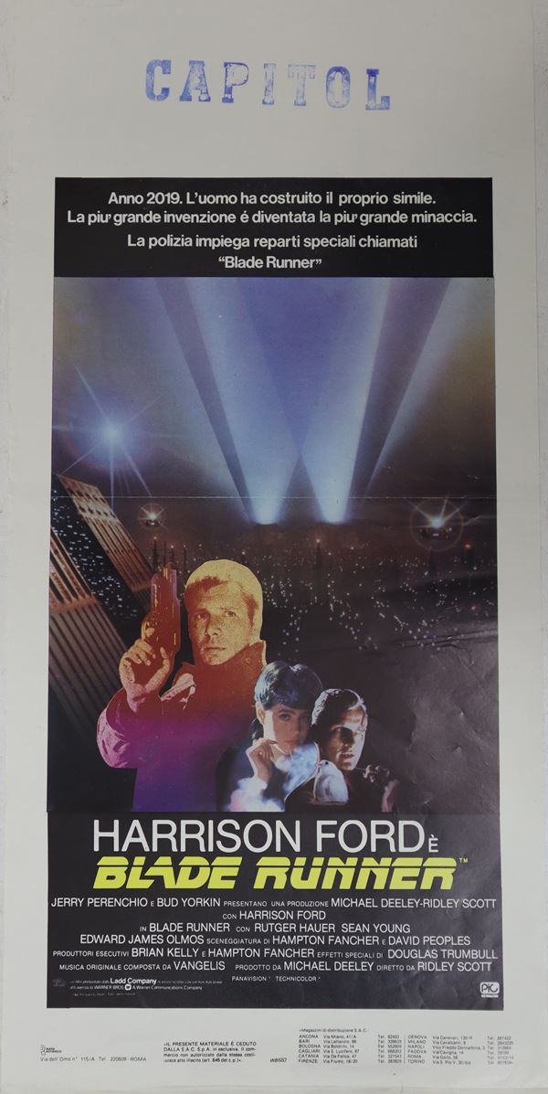 Cinema poster ''Blade Runner''