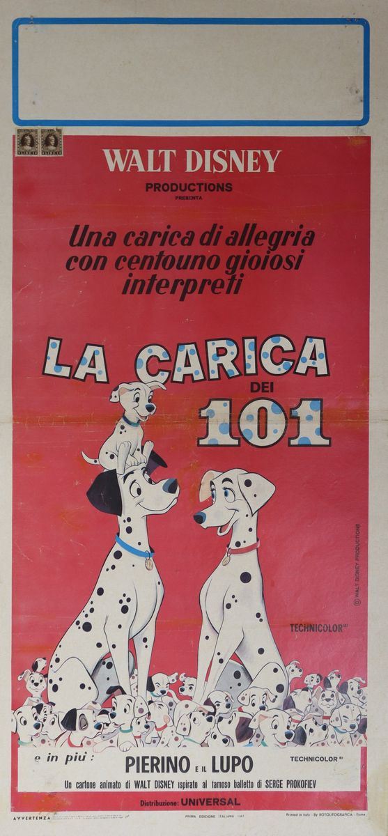 Locandina film ''La carica dei 101''