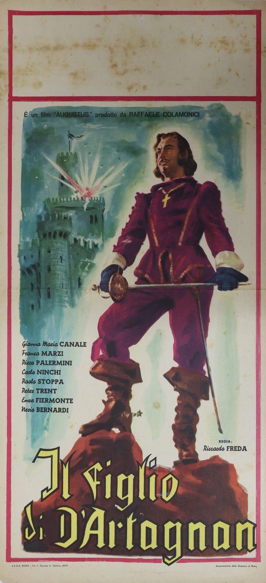 Locandina Film ''il Figlio di D'artagnan''