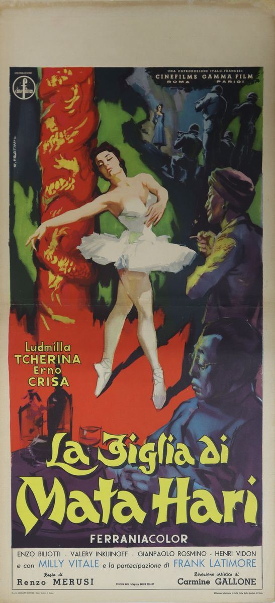 Movie poster `` The daughter of Mata Hari ''