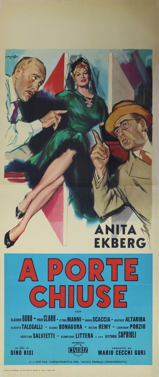 Locandina film ''A porte chiuse''