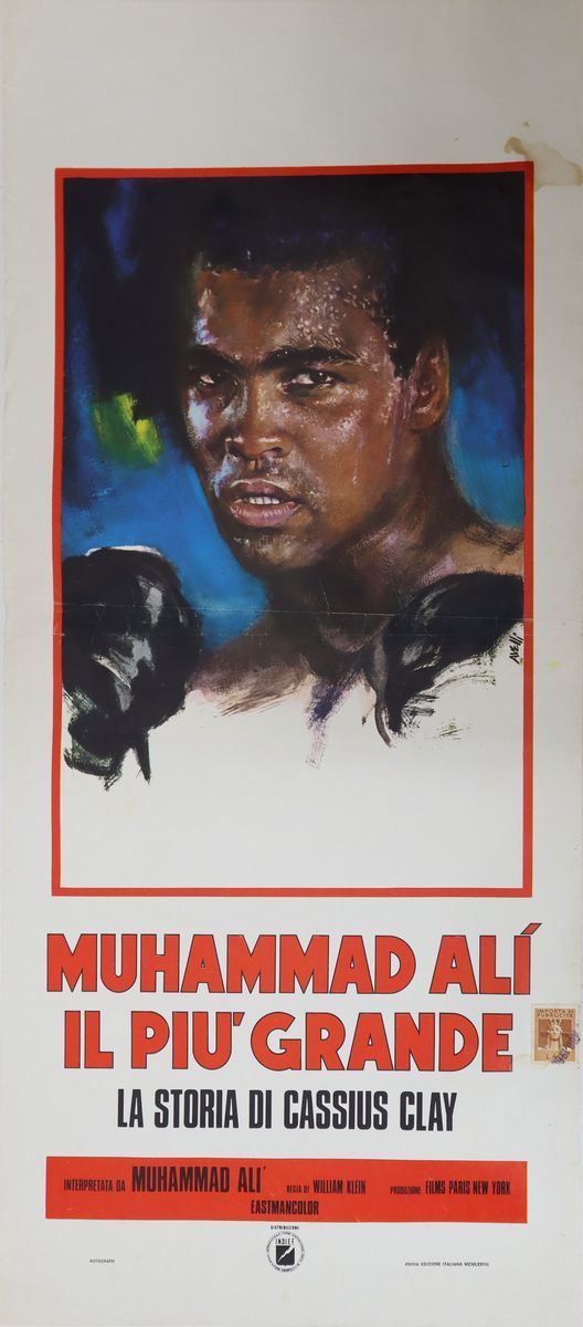 Movie poster `` Muhammad Ali the greatest ''