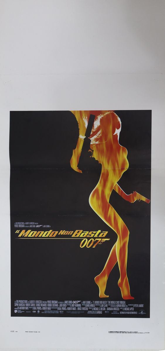 Locandina film ''007 Il mondo non basta''