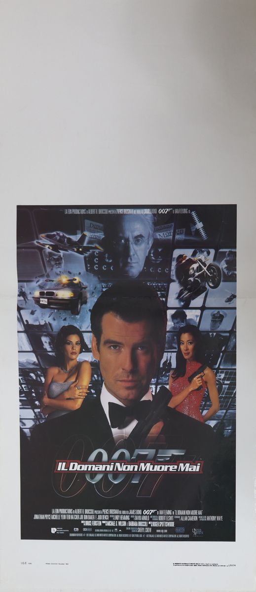 Movie poster ''007 Tomorrow never dies''