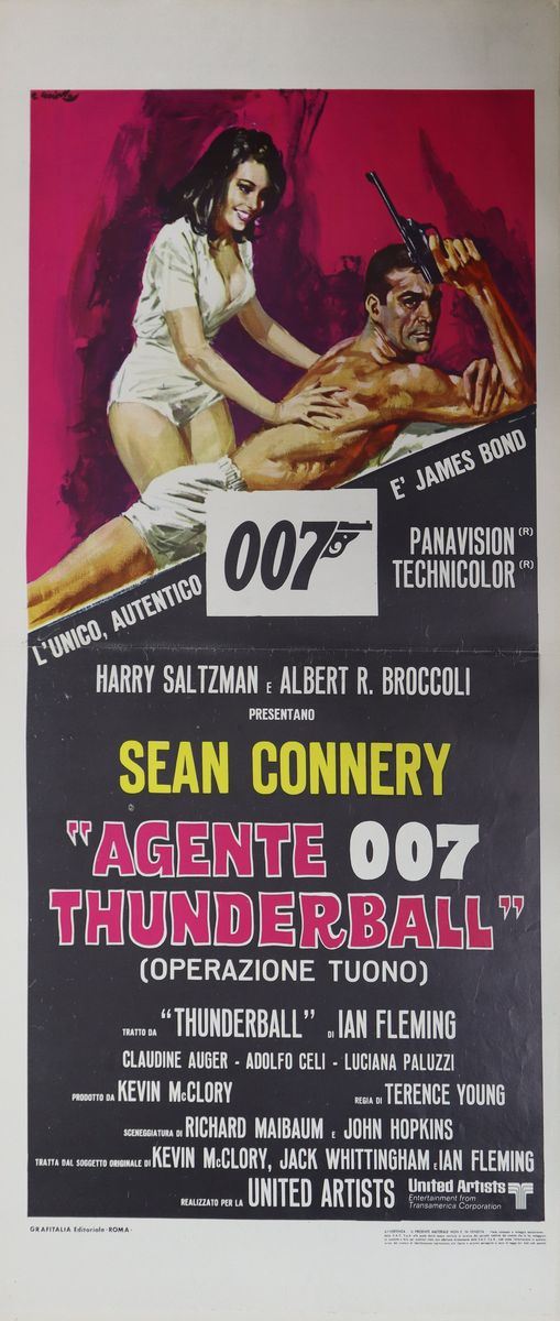 Movie poster `` Agent 007 Thunderball ''