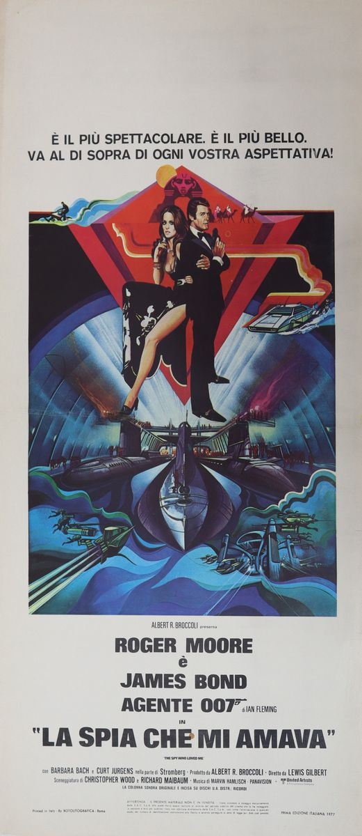 Movie poster "James Bond 007 - The Spy Who Loved Me"
