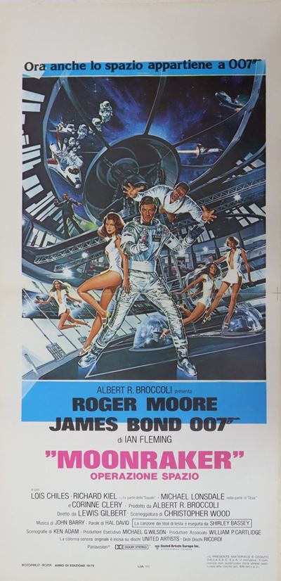 Locandina Film ''james Bond 007- Moonraker Operazione Spazio''