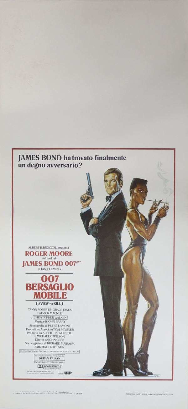 Movie poster ''James Bond 007 Moving Target''