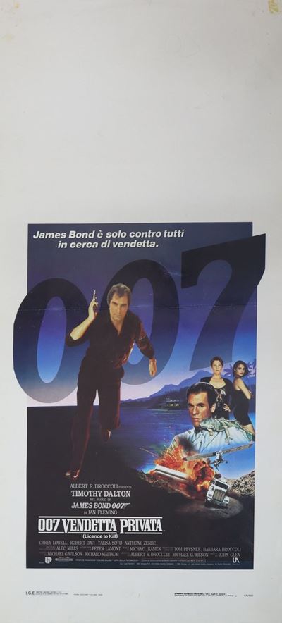 Locandina Film ''007 Vendetta Privata''