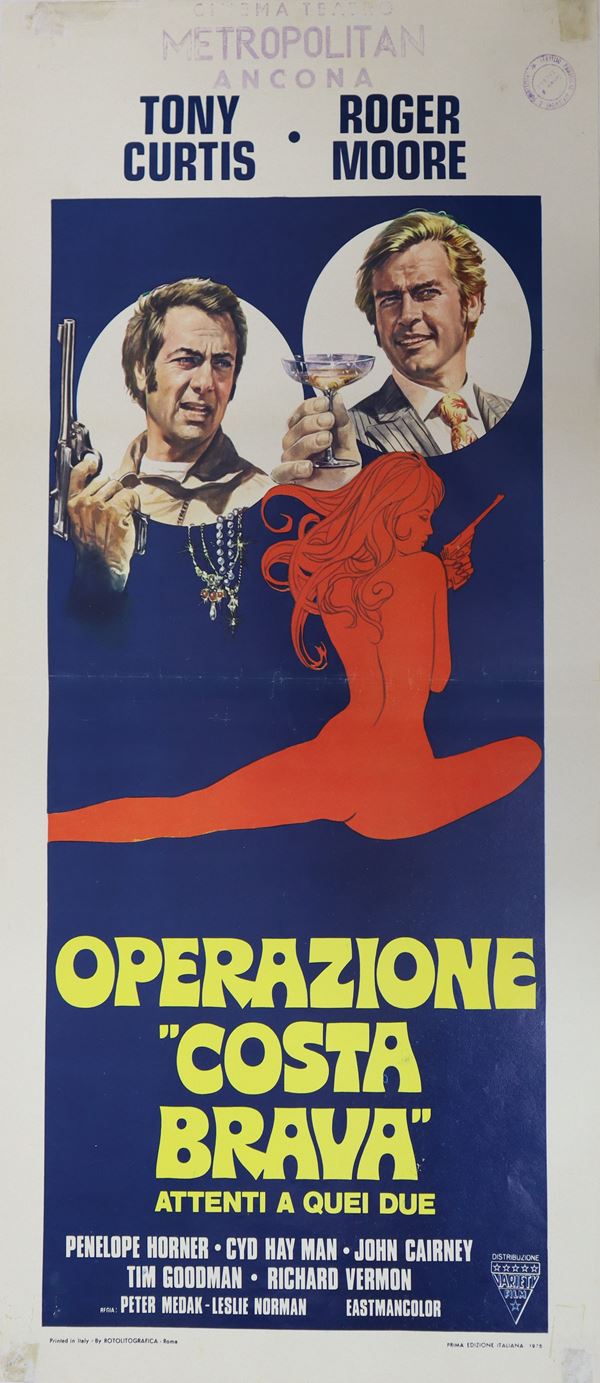 Movie poster `` Operation Costa Brava Beware of those two ''