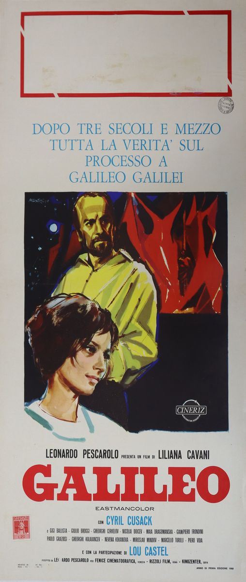 Locandina film ''Galileo''