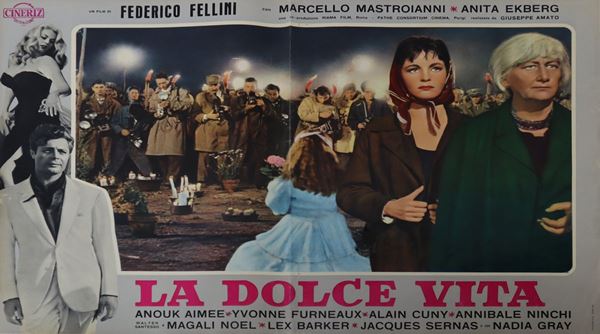 Fotobusta ''La dolce vita''