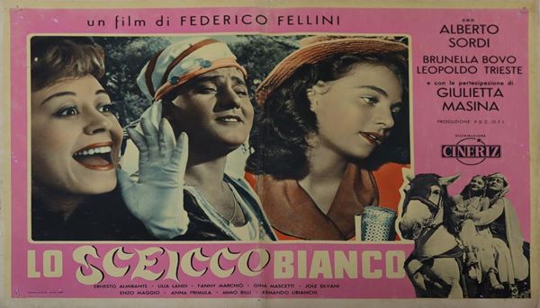 Fotobusta ''Lo sceicco bianco''