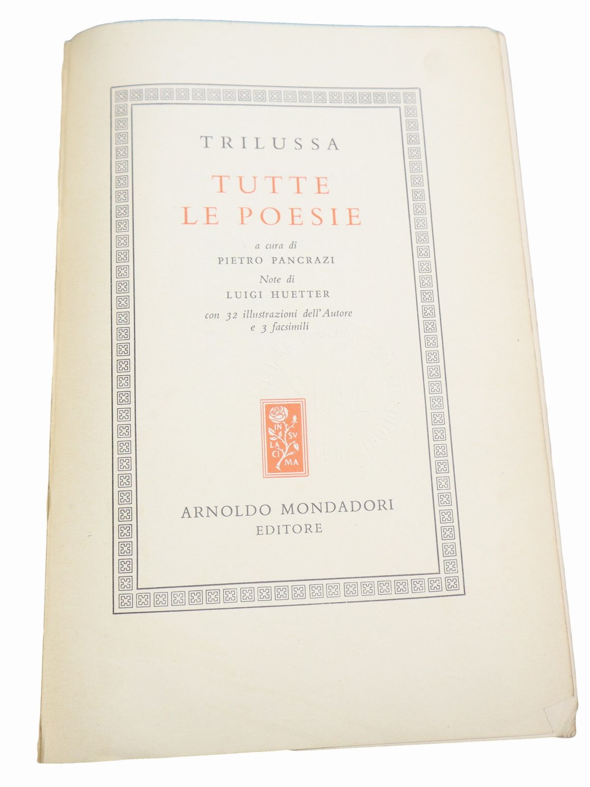 Mondadori - Trilussa Tutte le Poesie