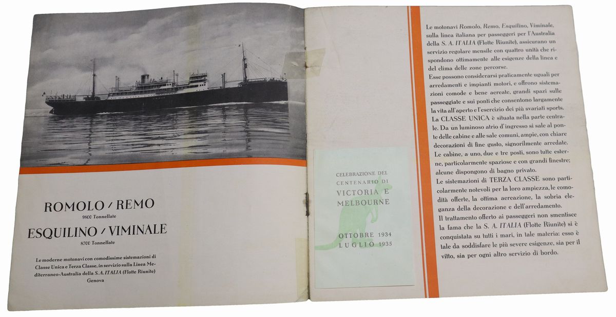 Giovanni Patrone - Australia ''italia'' Flotte Riunite