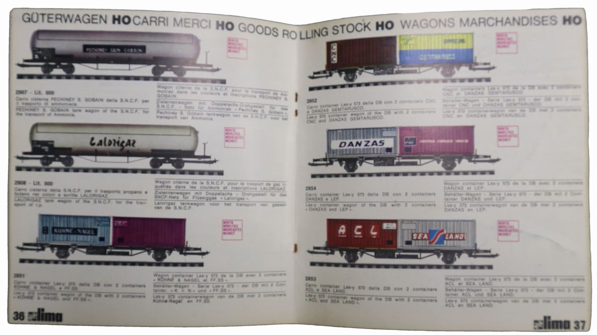 Lima - Catalogo dei Treni Elettrici in Miniatura