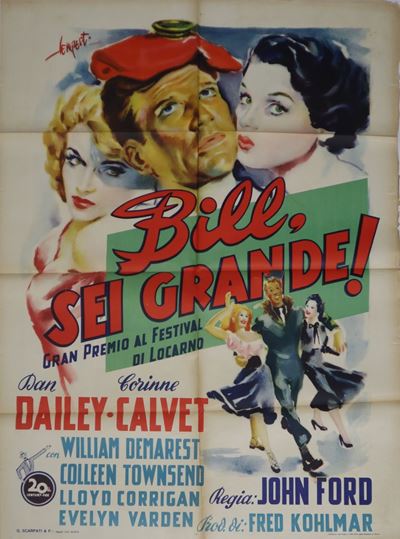 Manifesto Cinema Due Fogli ''bill, Sei Grande''