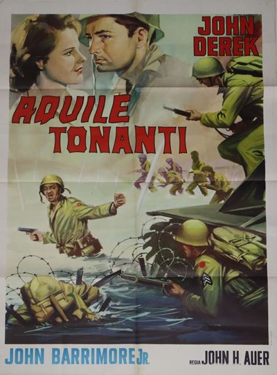 Manifesto Cinema Due Fogli ''aquile Tonanti''