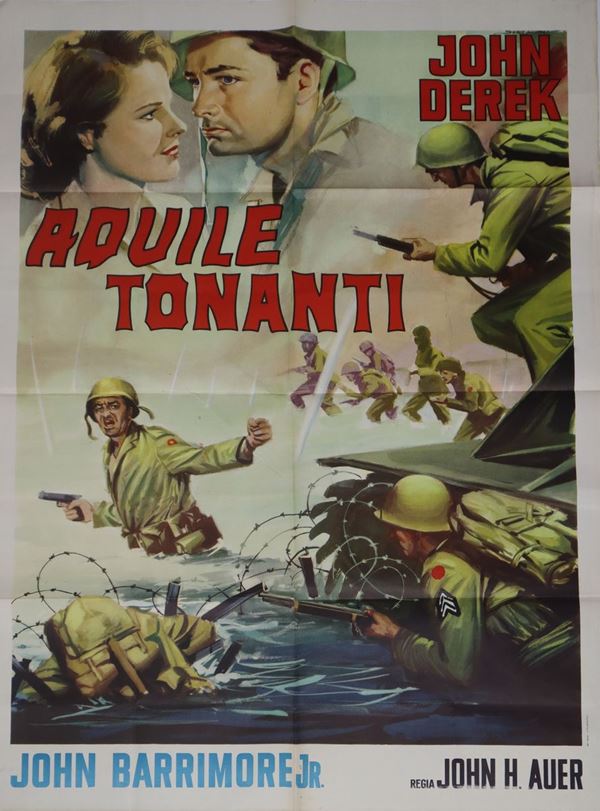 Manifesto cinema due fogli ''Aquile tonanti''
