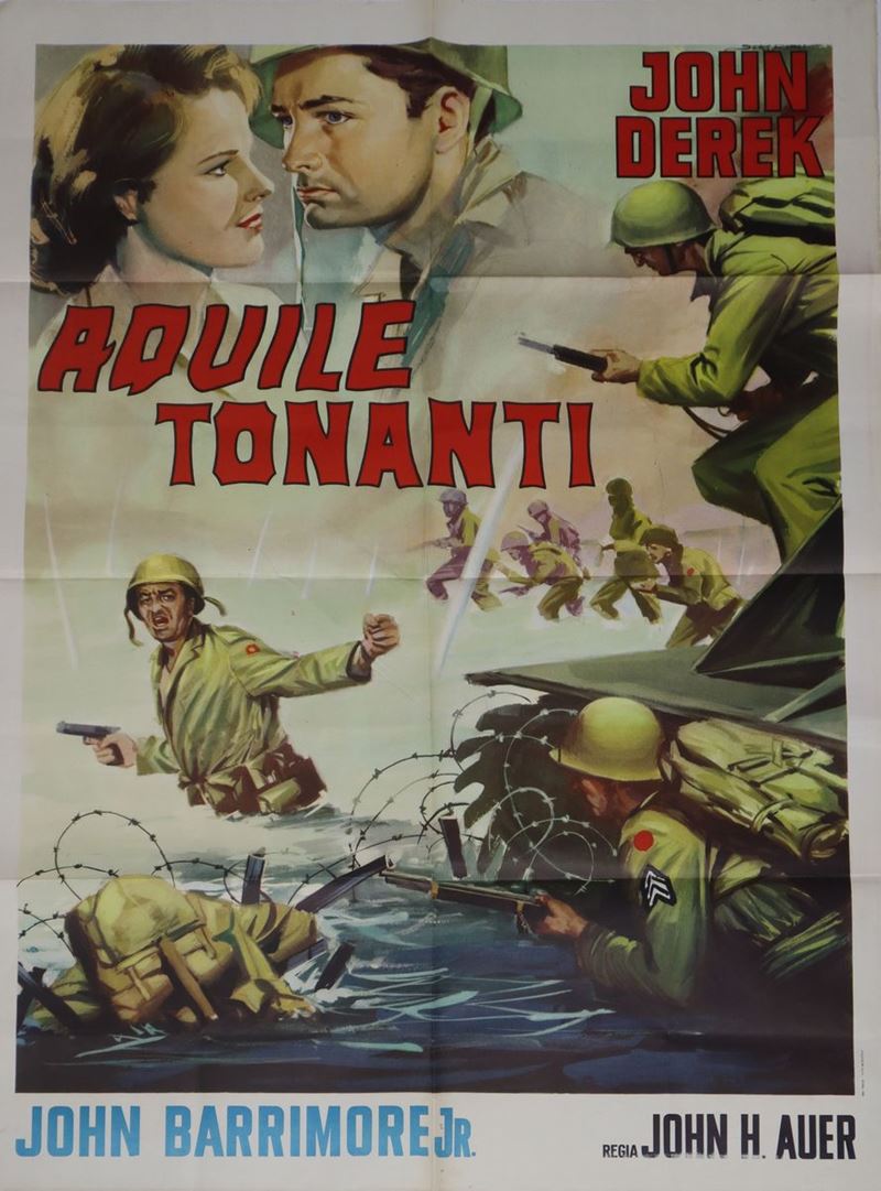 Manifesto Cinema Due Fogli ''aquile Tonanti''