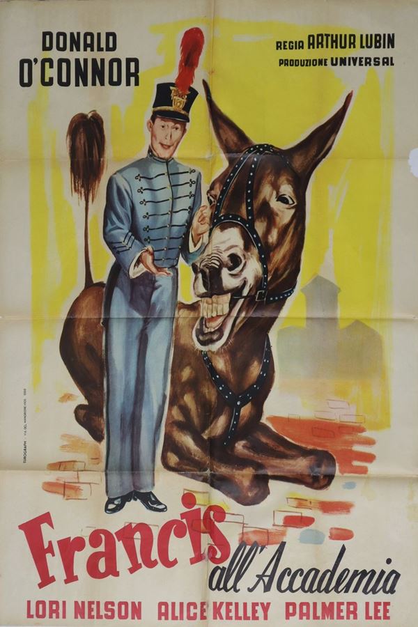 Two-sheet movie poster &#39;&#39;Francis at the Academy&#39;&#39;