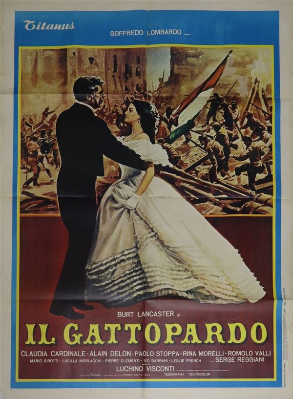 Manifesto cinema due fogli ''Il gattopardo''