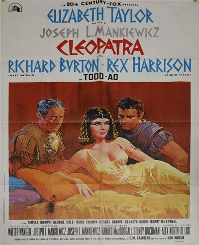 Manifesto Cinema Due Fogli '''cleopatra''
