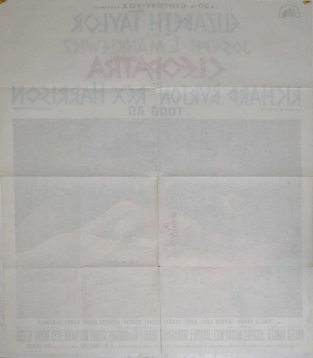 Averardo Ciriello - Manifesto Cinema Due Fogli '''cleopatra''