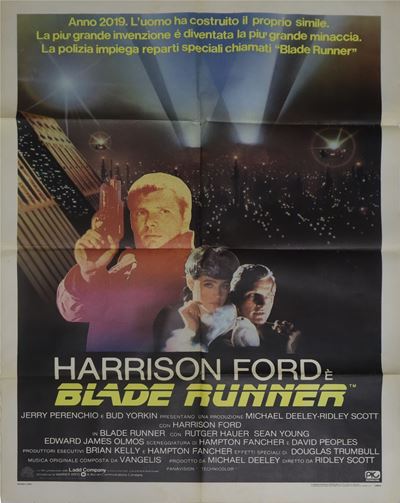 Manifesto Cinema Due Fogli '''blade Runner''