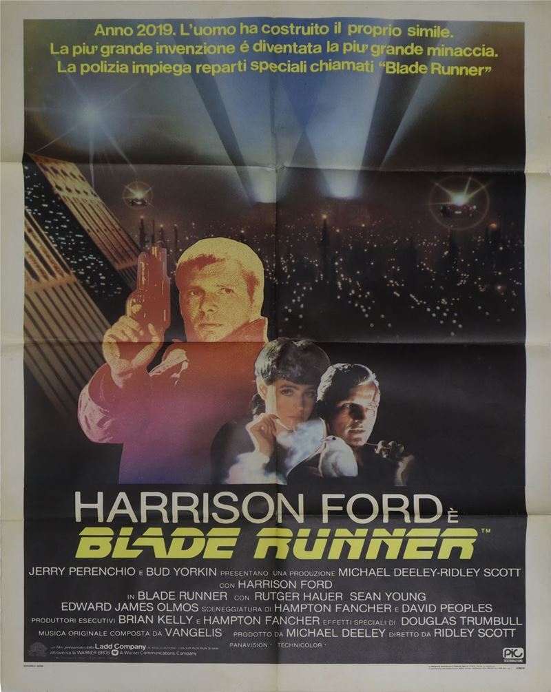 Manifesto Cinema Due Fogli '''blade Runner''
