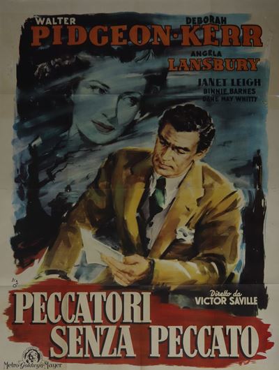 Manifesto Cinema Due Fogli '''peccatori Senza Peccato''