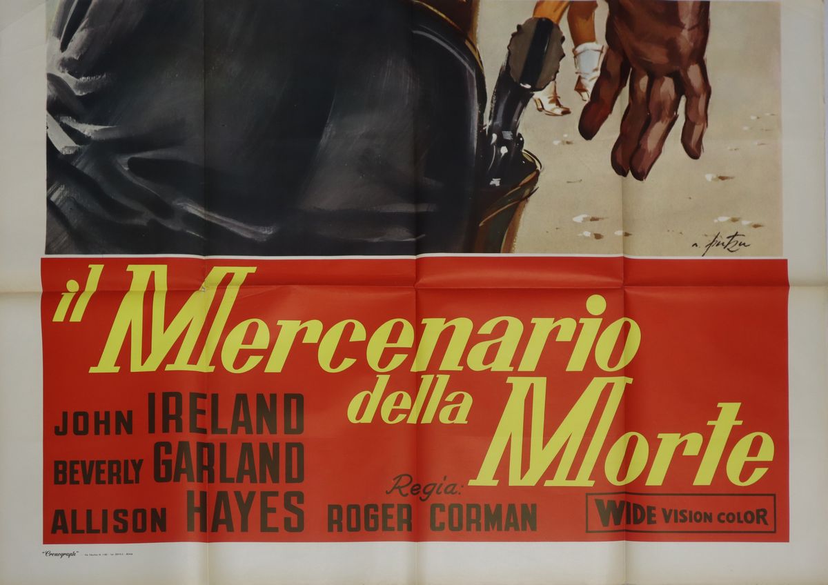Manifesto Cinema Quattro Fogli '''il Mercenario della Morte''