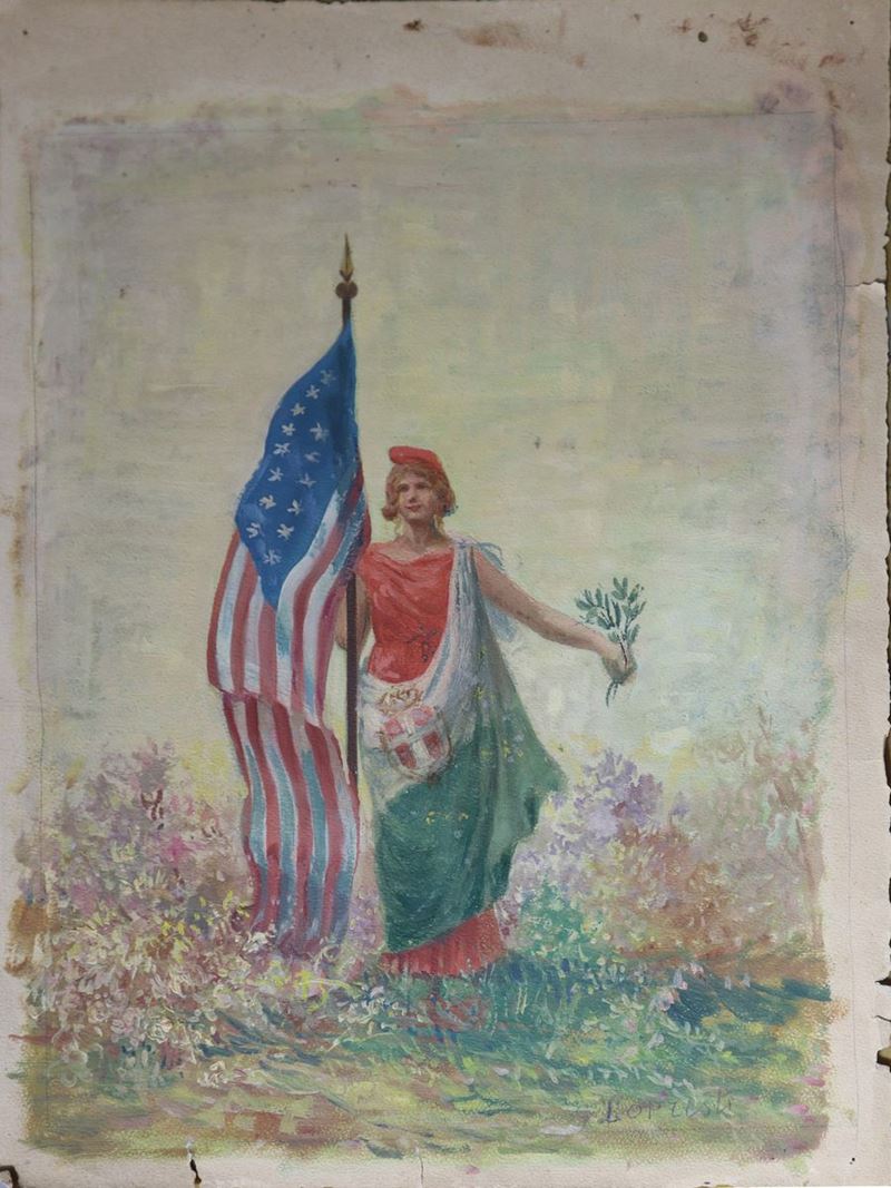 Bozzetto di locandina pubblicitaria