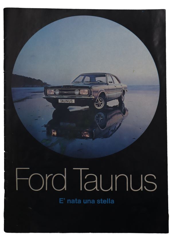 Raro depliant verticale Ford Taunus