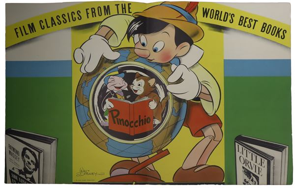 Pinocchio poster '' Children's book week ''