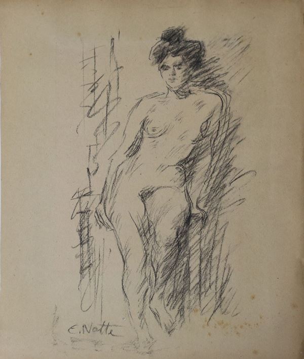 Emilio Notte - Nudo di donna
