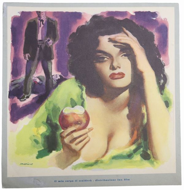 Photo envelope designed `` My body will warm you ''