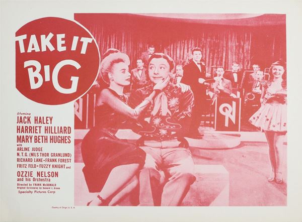 Lobby card ''Take it big''