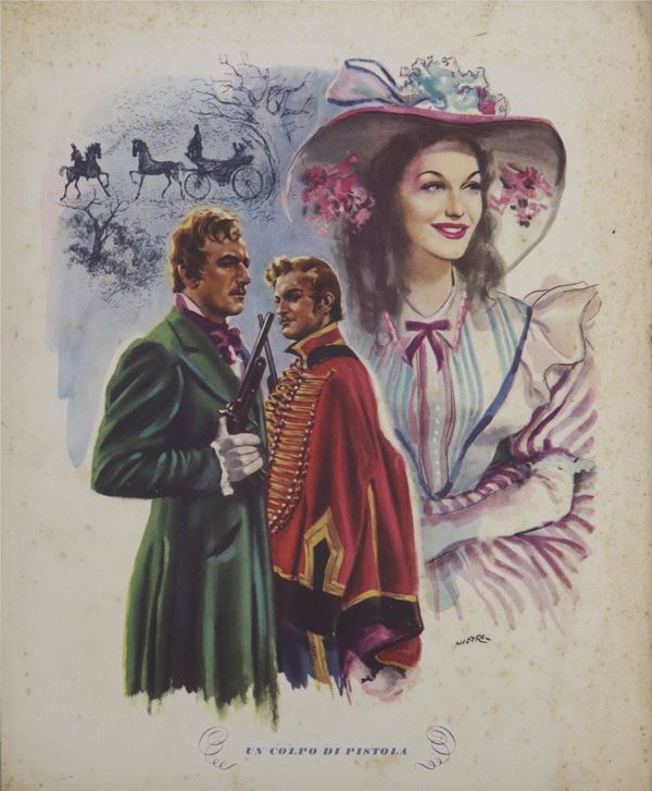 Poster designed ''A gunshot''