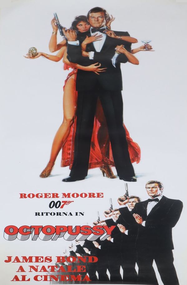 Manifesto cinema ''007 James Bond Octopussy''