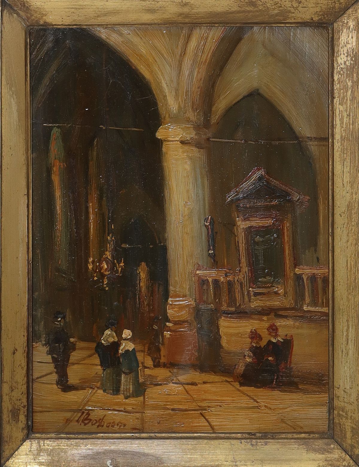 Johannes Bosboom - Interno di una Chiesa