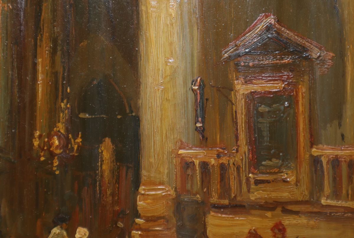 Johannes Bosboom - Interno di una Chiesa