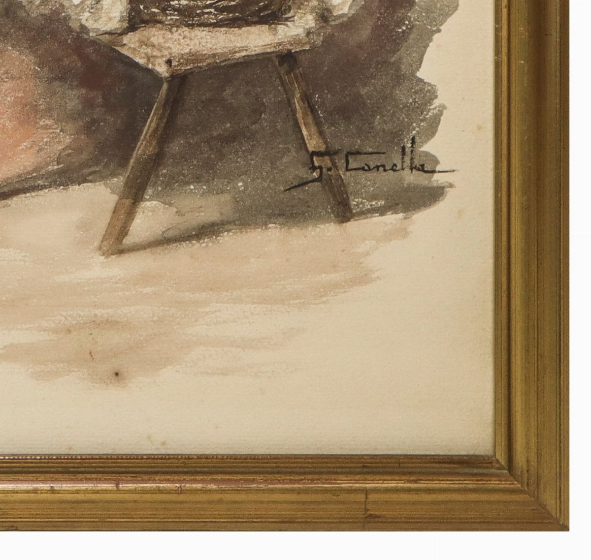 Giuseppe Canella - Coppia di Dipinti Raffiguranti Anziani