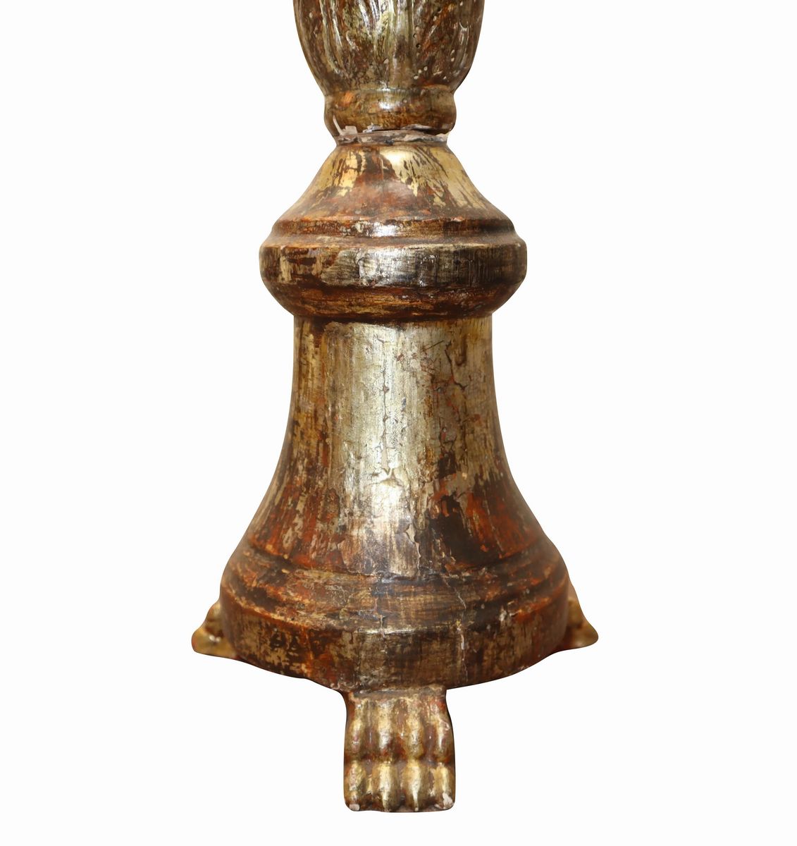 Candelabro adattato a lume