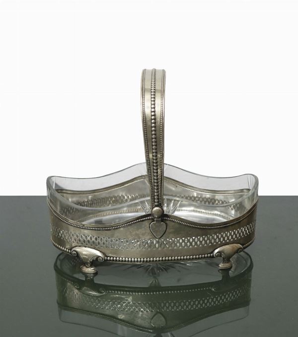 Sweets holder in silver