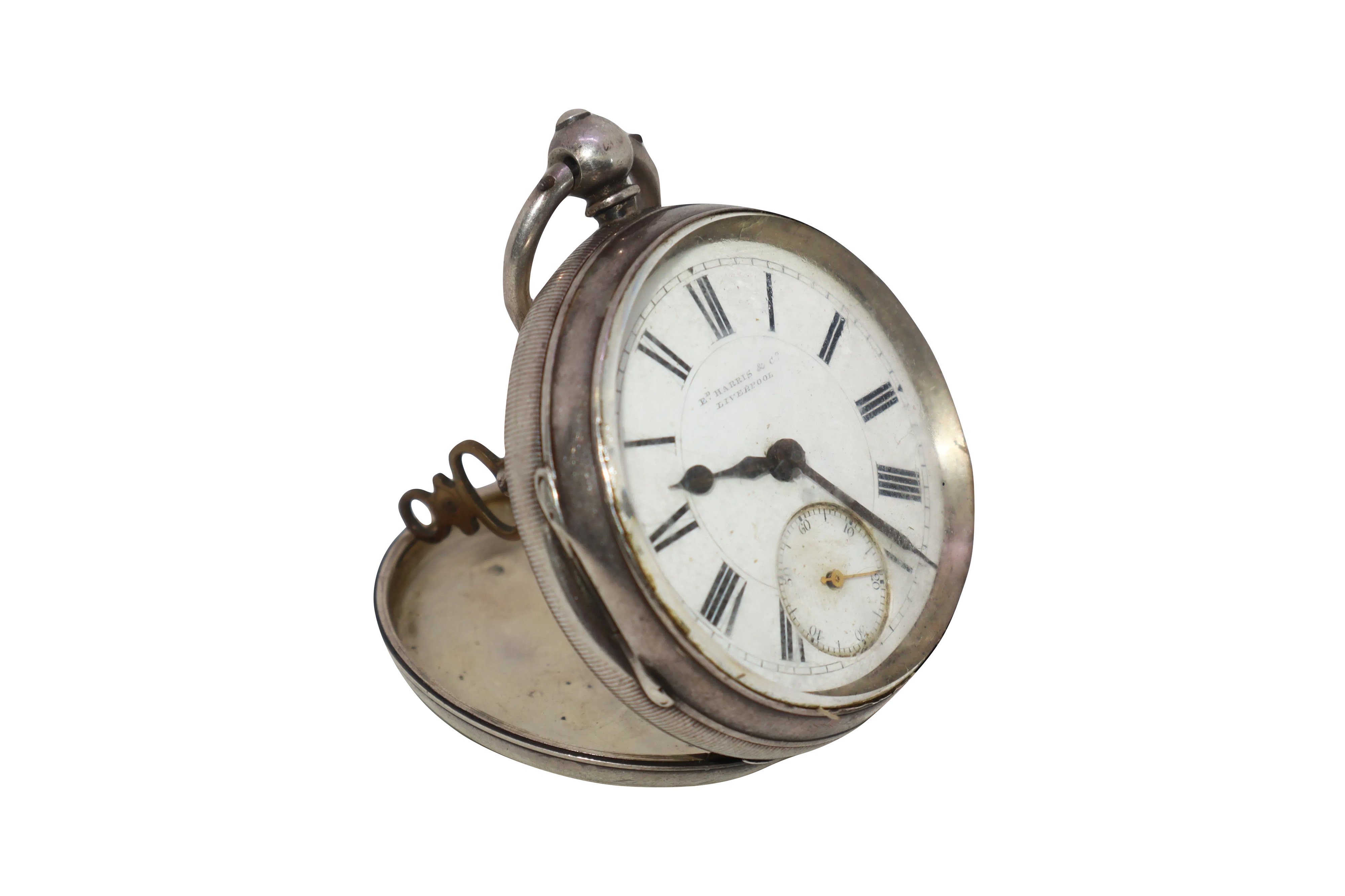 Orologio con Chiavetta in Argento da Tasca