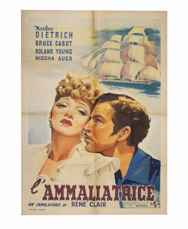 Federico  Carfagni - Manifesto ''L'Ammaliatrice''