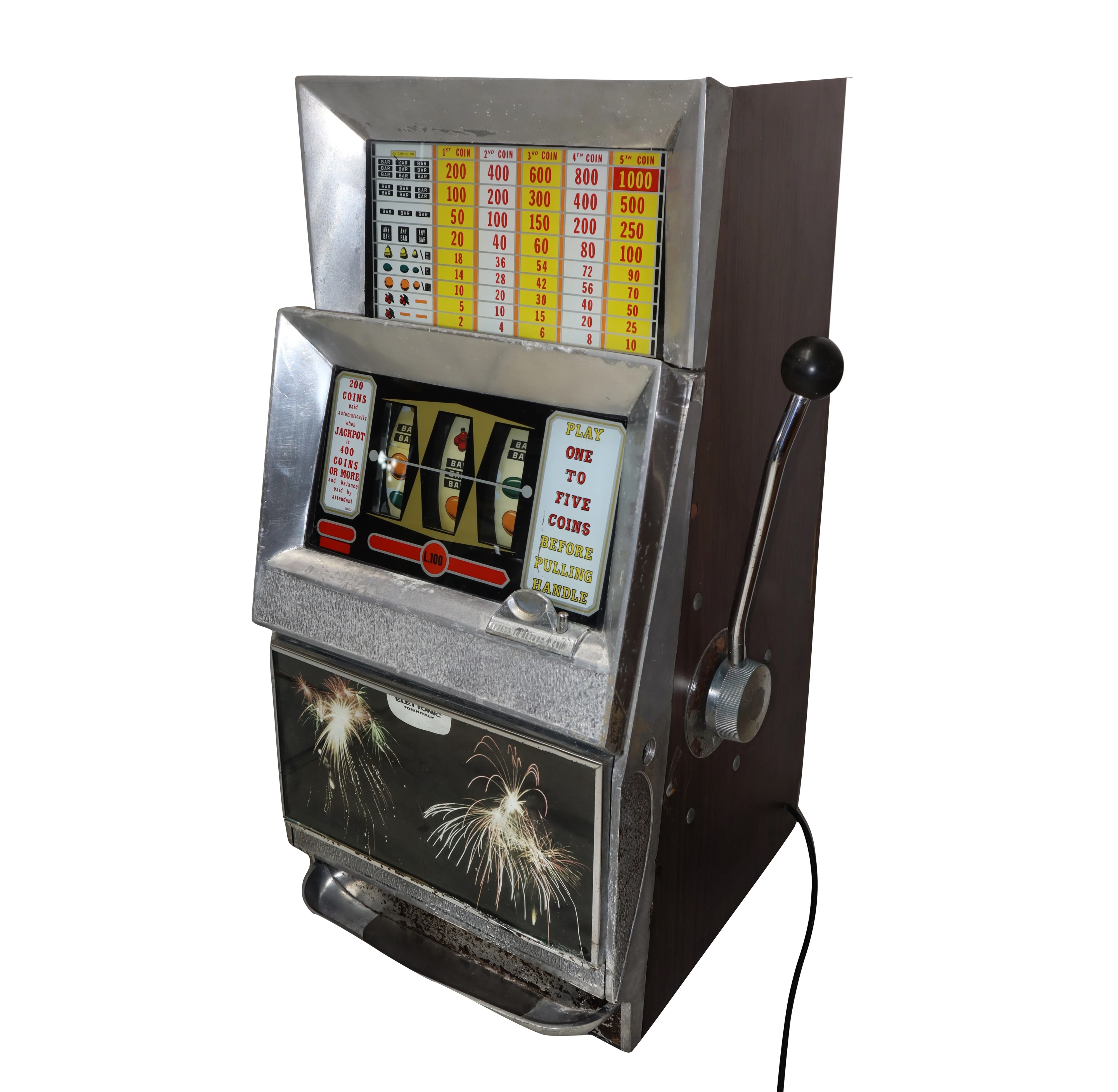 Bally Manufacturing Chicago per Eletronic Torin Italy - Slot Machine